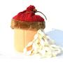 Holibanna Christmas Candy Jar Plush Santa Claus Candy Container Cookie Jar Box Holiday Party Decoration Ornament