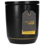 La Cafetière Edited Contemporary Ceramic Sugar/Coffee/Tea Canister with Lid, 8 x 8 x 12 cm (3" x 3" x 4.5") - Matte Black/Gold