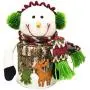 Amosfun Weihnachts-Süßigkeitenbehälter, Essens-Aufbewahrungsdose, Weihnachts-Süßigkeiten-Box für Wohnzimmer, Schlafzimmer