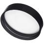 Frosted Clear Glass Straight Sided Jar - 4 oz (6 Pack) + Spatulas