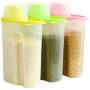 Susens Transparent Storage Jar Plastic Sealed Fresh-keeping Food Storage Container Storage Jar