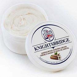 Knightsbridge - Sandalwood Shaving Cream 6.0 oz Made in England