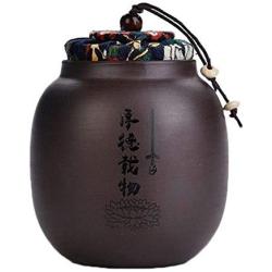 Ceramic Tea Storage Container Kitchen Storage Canister Jar for Candy Coffee - 7.8 x 10 cm/3.1 x 3.9 inches - 31