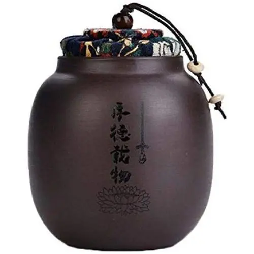 Ceramic Tea Storage Container Kitchen Storage Canister Jar for Candy Coffee - 7.8 x 10 cm/3.1 x 3.9 inches - 31 Ceramic Tea Storage Container Kitchen Storage Canister Jar for Candy Coffee - 7.8 x 10 cm/3.1 x 3.9 inches - 31