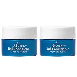 Elon Lanolin-Rich Nail Strengthener | Conditions Nails & Protects Cuticles | Recommended by Dermatologists & Podiatrists 2 Pack (7.5g jar)