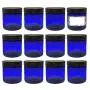 Bouteilles en PET Bleu 4oz avec Couvercles, Réutilisables, Contenants Ronds, Pack de 12, Sans BPA, Fabriqué aux États-Unis, 12 Étiquettes, Parfaites pour la Cuisine, Cosmétiques, Lotion, Produits de Soin Personnel et plus encore. Bouteilles en PET Bleu 4oz avec Couvercles, Réutilisables, Contenants Ronds, Pack de 12, Sans BPA, Fabriqué aux États-Unis, 12 Étiquettes, Parfaites pour la Cuisine, Cosmétiques, Lotion, Produits de Soin Personnel et plus encore.