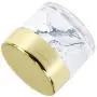Beauticom 7 Gram / 7 ML (Quantity: 24 Pieces) Thick Wall Round Leak Proof Clear Acrylic Jars with GOLD Lids for Beauty, Cream, Cosmetics, Salves, Scrubs