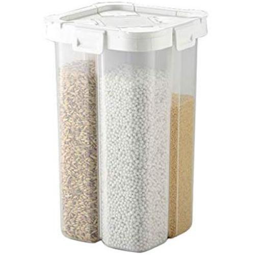 Cereal Storage Containers Dispenser Cookie Jar, Food Storage Containers Plastic with Lids Airtight Bpa Free Large for Kitchen Pantry Organization Canister Candy Bulk, 2.3L / 9.2L (Size : 2.3L)