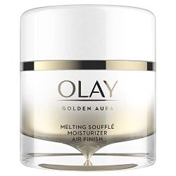 Face Moisturizer by Olay, Golden Aura Melting Soufflé Facial Cream, Air Finish with Vitamin B3, Firmer Skin in 5 Days, 1.7 oz