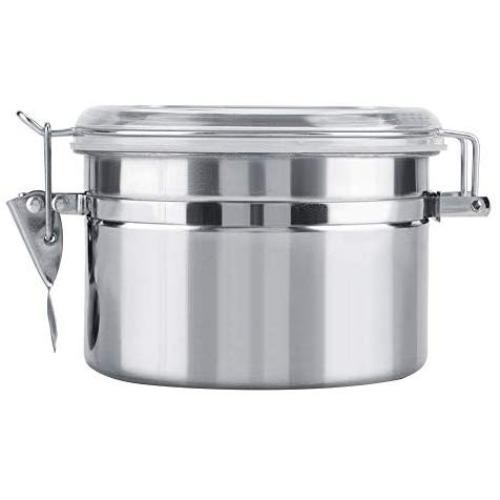 fosa Coffee Container, Stainless Steel Coffee Container Vacuum Sealed Storage Jar Kitchen Dry Food Pantry Containers for Pasta, Tea, Coffee, Cookies, Candy(800ml)