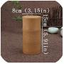 Bamboo Storage Bottles Kitchen Tea Container Jar Cans Case Organizer Spice Round Caps Seal Box Canister For Bulk Products,3J8X15