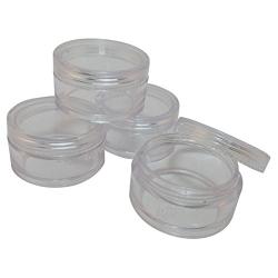 Clear Plastic Makeup Lip Balm 10 Gram Packaging (Pack of 5)