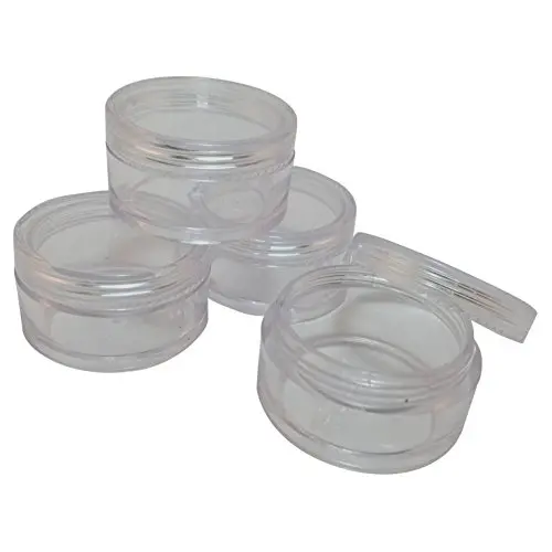 Clear Plastic Makeup Lip Balm 10 Gram Packaging (Pack of 100)