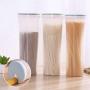 Multifunctional Spaghetti Pasta Noodle Plastic Storage Jar Snacks Chopsticks Container Canister with Lid(Green,Gray,Blue)28.810.3cm