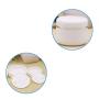 Portable Refillable Empty Cosmetic Jars Lotion Travel Container with Lids BPA-Free Plastic Face Cream Makeup Jars, 20g