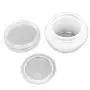 Beauticom 48 Pieces 20G/20ML White Frosted Container Jars with Inner Liner for Homemade Moisturizers, Lotions, Skin Care Products - BPA Free