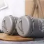 Finanzplan für Haushalt – 3-teiliges Set Tee, Kaffee, Zucker, Lebensmittelbehälter mit Deckel Küchengewürzglas