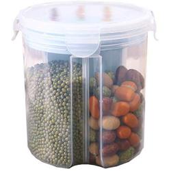 Transparent Plastic Flour Rice Grain Storage Container Kitchen Refrigerator Food Milk Powder Seal Classification Storage Box Food Dispensers