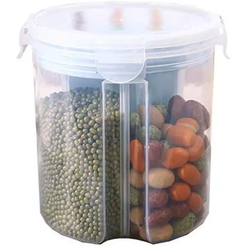 Contenant Transparent en Plastique pour Farine, Riz, Graines – Boîte de Rangement Réfrigérateur pour Alimentation, Lait en Poudre, Classement Alimentaire, Doseurs Alimentaires Contenant Transparent en Plastique pour Farine, Riz, Graines – Boîte de Rangement Réfrigérateur pour Alimentation, Lait en Poudre, Classement Alimentaire, Doseurs Alimentaires