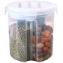 Transparent Plastic Flour Rice Grain Storage Container Kitchen Refrigerator Food Milk Powder Seal Classification Storage Box Food Dispensers