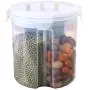Contenant Transparent en Plastique pour Farine, Riz, Graines – Boîte de Rangement Réfrigérateur pour Alimentation, Lait en Poudre, Classement Alimentaire, Doseurs Alimentaires Contenant Transparent en Plastique pour Farine, Riz, Graines – Boîte de Rangement Réfrigérateur pour Alimentation, Lait en Poudre, Classement Alimentaire, Doseurs Alimentaires