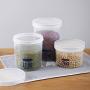 J&HO Kitchen Food Storage Plastic Container with Lids Sealing Pot (B)