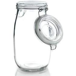 Nicola Spring Heart Design Glass Storage/Food Preserve Jar (1550ml)