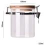 Glass Bottle Kitchen Gadget Sealed Cans Whole Grain Storage Tank Fermentation Bottle Milk Cans Candy Bottle (100X100MM)