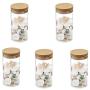 5Pcs Small Glass Bottles with Cork Stopper Tiny Clear Vials Storage Container for Art Crafts Projects Decoration Party Supplies