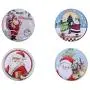 Boîte d'épices en étain de Noël, 4 pièces, pour cadeaux de biscuits, rangement de bonbons, décorations de fête de Noël. Boîte d'épices en étain de Noël, 4 pièces, pour cadeaux de biscuits, rangement de bonbons, décorations de fête de Noël.