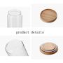 WH- Kitchen Glass Jar With A Glass Lid Sealed Kitchen Pantry Storage Tank Is Very Suitable Flour Sugar Confectionery Coffee Snacks (Size : 720ML)