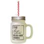 Black True Love Stories Never Have Endings Frosted Glass Mason Jar With Straw
