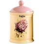 Keramik Cookie Jar mit Deckeln, BPA-freier Lebensmittelbehälter, große Speichereimer für Küche, Vorratskammer, für Süßwarenläden, 700ml (Farbe: Kaffee)
