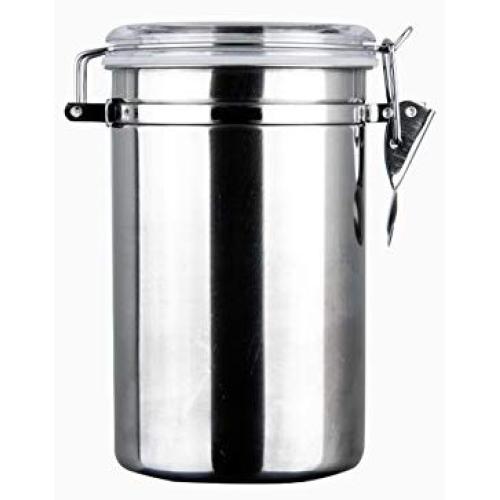 XuBa Stainless Steel Sealed Canister Jar Coffee Sugar Tea Food Storage Container 1010.5Cmc