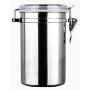 Fashionwu Sealed Canister Stainless Steel Sealed Canister Jar Coffee Sugar Tea Food Storage Container