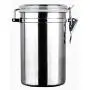 VEECOME Stainless Steel Sealed Canister Jar Coffee Sugar Tea Food Storage Container Durable Kitchen Tools
