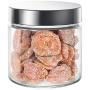 Glass Bottle Seal Storage Jar Food Grains Storage Tea Milk Powder Coffee Seal Storage Cans DELICATEWNN (Capacity : 800ML1)