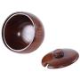 Prettyia Japanese Wood Kitchen Canisters Tea Coffee Sugar Storage Jar Pot Container