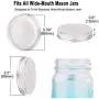 2 Stück Edelstahl Weitmuнд Mason Jar Deckel mit Dichtung für Mason Canning Ball Gläser