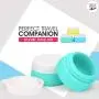Silikonspritbehälter-Set mit PP-Glas für Kosmetik, Cremes & Lotionen - Leckagefrei & BPA-frei – 9 Behälter mit Schraubverschlüssen