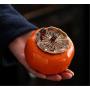 Ceramic Ashtray,Persimmon Decorative Boxes Kaki Food Bins Canisters Portable Tea Cans Jewelry Box Candy Storage Organization Sets Cookie Jars Canisters 60g Mini Gift Xmas (single)