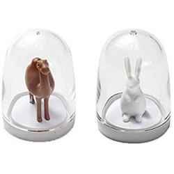 Set Of 2 Lovely Fashion Creative Seasoning Pot Wedding Gift, Rabbit&Camel