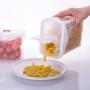 Sealed Grain Storage Container Kitchen Refrigerator Portable Transparent Plastic Moisture-proof Food Nut Storage Box Food Dispensers