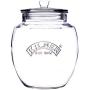 Kilner Glassware Universal Storage Jar, Durable Multi-Purpose Glass Container with Airtight Push-top Lid, 135-Fluid Ounces