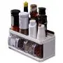 Kitchen Organization Floating Spice Rack Wall Mounted Hanging Decorative Holder With 4 Drawers And Spoons Seasoning Display Shelf Jars Storage For Pantry,2ps Kitchen Organization Floating Spice Rack Wall Mounted Hanging Decorative Holder With 4 Drawers And Spoons Seasoning Display Shelf Jars Storage For Pantry,2ps