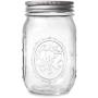 Ball Jar, Set of 2 389579 Pint Regular Mouth Mason, Pack Of 2, Clear