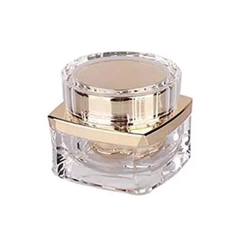 1PCS 30ml/1oz Empty Refillable Clear Upscale Acrylic Cosmetic Face Cream Lotion Make-up Bottles Jars with Gold Screw Lid and Plastic Liner Hand Pad for Makeup Sample Packing Pot Storage Container 1PCS 30ml/1oz Empty Refillable Clear Upscale Acrylic Cosmetic Face Cream Lotion Make-up Bottles Jars with Gold Screw Lid and Plastic Liner Hand Pad for Makeup Sample Packing Pot Storage Container