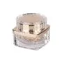 1PCS 30ml/1oz Empty Refillable Clear Upscale Acrylic Cosmetic Face Cream Lotion Make-up Bottles Jars with Gold Screw Lid and Plastic Liner Hand Pad for Makeup Sample Packing Pot Storage Container 1PCS 30ml/1oz Empty Refillable Clear Upscale Acrylic Cosmetic Face Cream Lotion Make-up Bottles Jars with Gold Screw Lid and Plastic Liner Hand Pad for Makeup Sample Packing Pot Storage Container