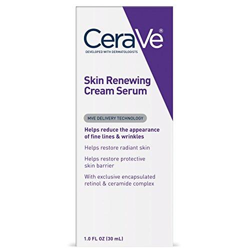 CeraVe Anti Aging Serum | 1 Ounce | Cream Serum for Smoothing Fine Lines | Fragrance Free