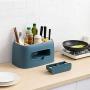 MARXIAO Kitchen Seasoning Box, Multi-Function Storage Household Kitchen Supplies Storage Box Seasoning Jar Seasoning Bottle Salt Shaker